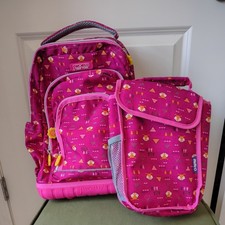Mochila con ruedas y bolsa de almuerzo J World Lollipop 16" para niños - Fox