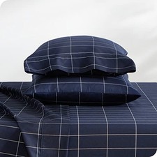 Bare Home California King Sheet Set - Luxury 1800 Ultra- Soft Double Brushed Mic