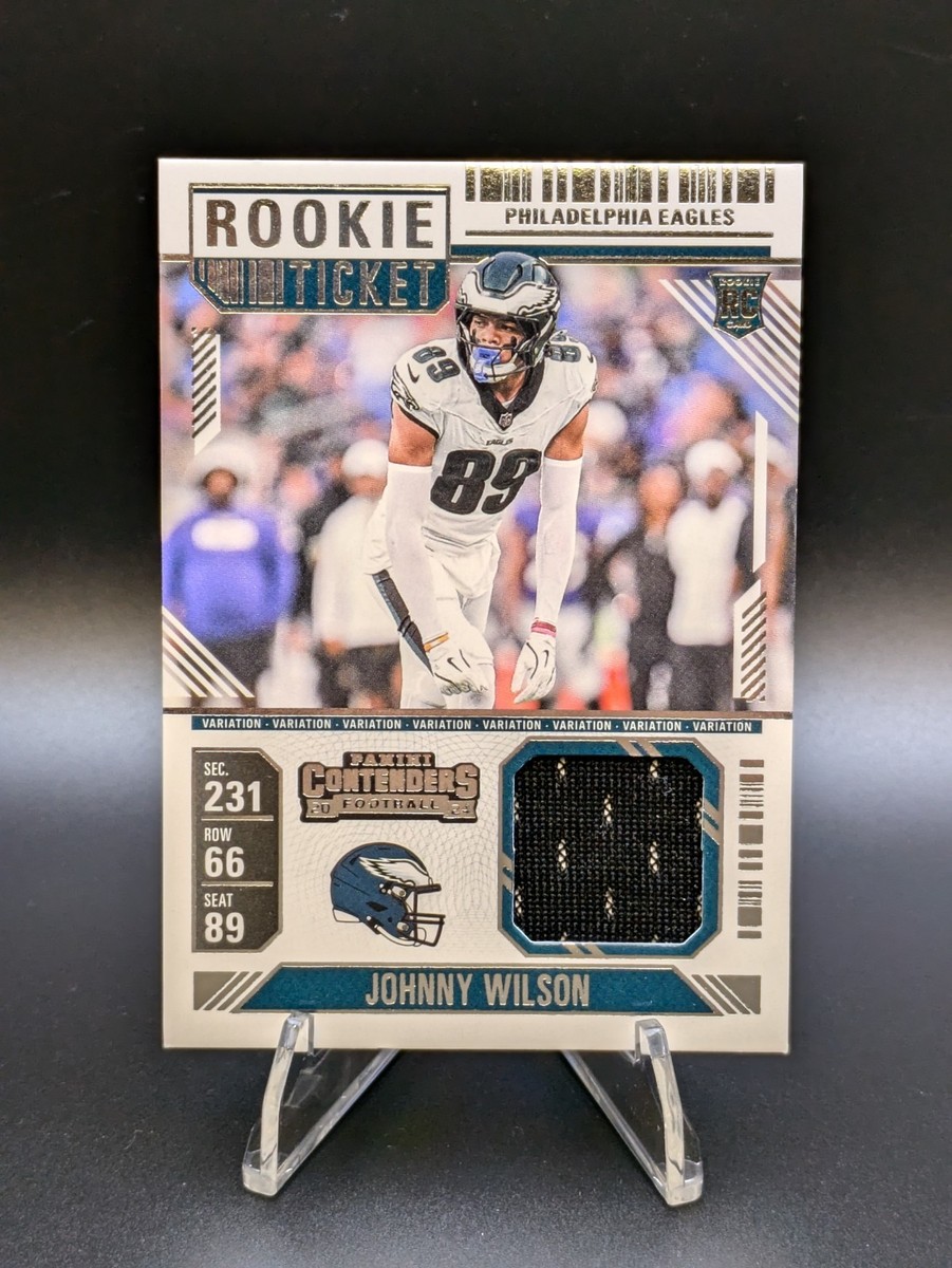 2024 Panini Contenders Johnny Wilson Rookie Ticket Patch Rookie