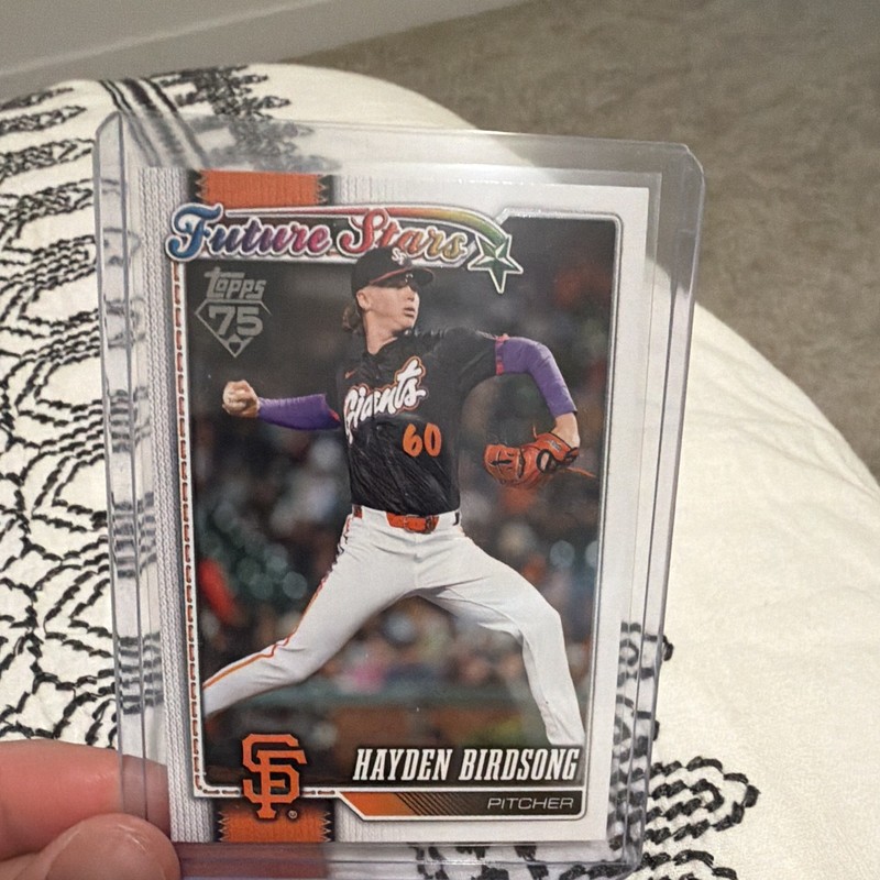 Topps 2026 Series 1 Future Stars Insert Hayden Birdsong FS-11 Giants Card