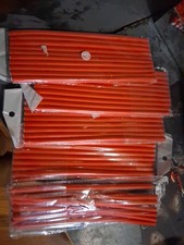 Lot Of 5 Foam Flexi Rods Hair Curlers 1.2 Diameter Red Twist Curls Pk50