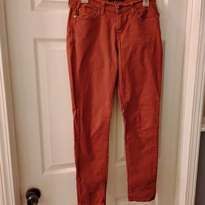 Angry Rabbit Brown Jeans Women's Size 29/9 Made In USA Skinny