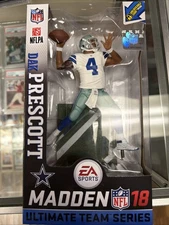 NFL Dak Prescott McFarlane Madden 18 Ultimate Team 2 Cowboys White Jersey