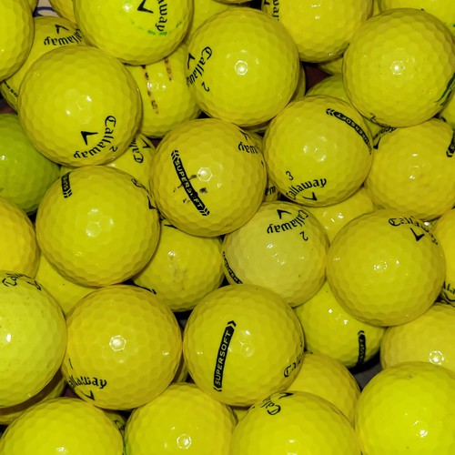 36 Yellow Callaway Supersoft Used Golf Balls - 3A Value Grade AAA - Picture 14 of 14