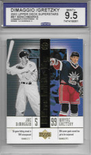 2003 Upper Deck UD Superstars Benchmarks Joe DiMaggio Wayne Gretzky