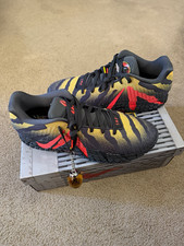 Nike Ja 3 Jurassic Park Men s Low Top Lace Up Sneakers Black/Yellow/Red 15