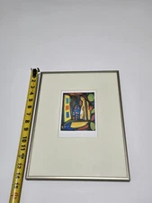 Vtg Friedrich Karl Gotsch (1900-1984) German Artist Cubism, Abstract Print Rare!