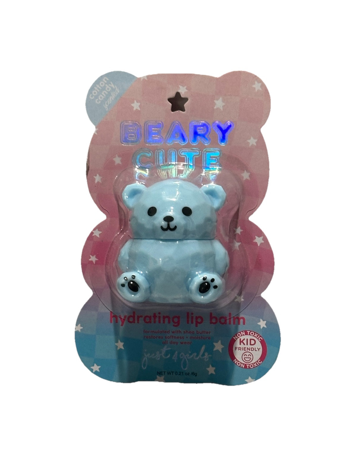 Beary Cute Cotton Candy Hydrating Lip Balm for Kids