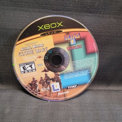 DISC ONLY! Star Wars: The Clone Wars/Tetris Worlds (Microsoft Xbox, 2003) Game
