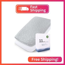 Bassinet Sheets Fit for RONBEI, Arm's Reach Clear-Vue, Cambria, Mini Ezee Co-Sle