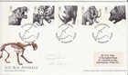 GB Stamps First Day Cover Ice Age Animals, deer, mammoth, tiger BEARSTED PM 2006