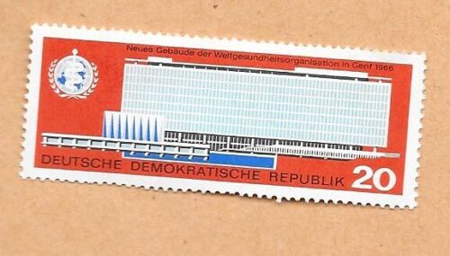 DDR-Briefmarke "Weltgesundheitsorganisation 1966", 20 Pfennig, postfrisch - Bild 1 von 1