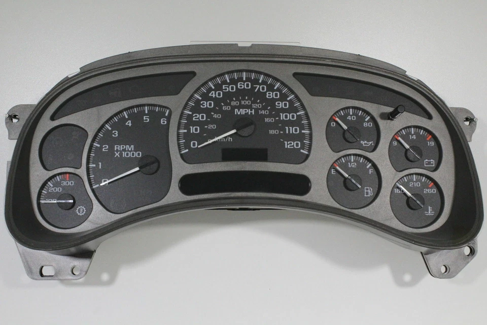 CLUSTER DE CUBIERTA DE LENTE PARA 2003 04 05 06 DENALI YUKON SIERRA ESCALADE, el color es gris Foto 2 de 2