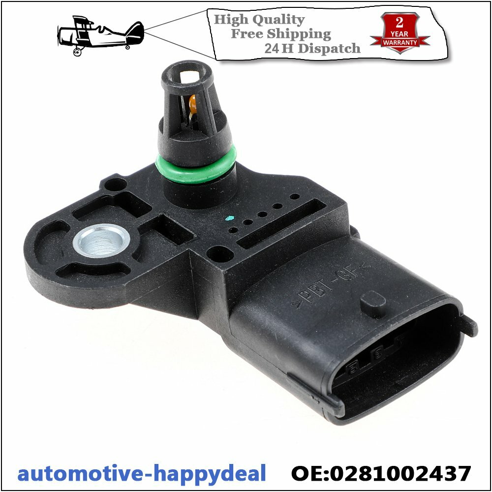Sensore Pressione Turbo Boost Per Opel Vauxhall Fiat - Compatibile Con Bosch 0281002437