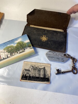 Hotel Room Skeleton Key Oyler s Marysville, PA W/Scottish Rite Cert. & Two Cards