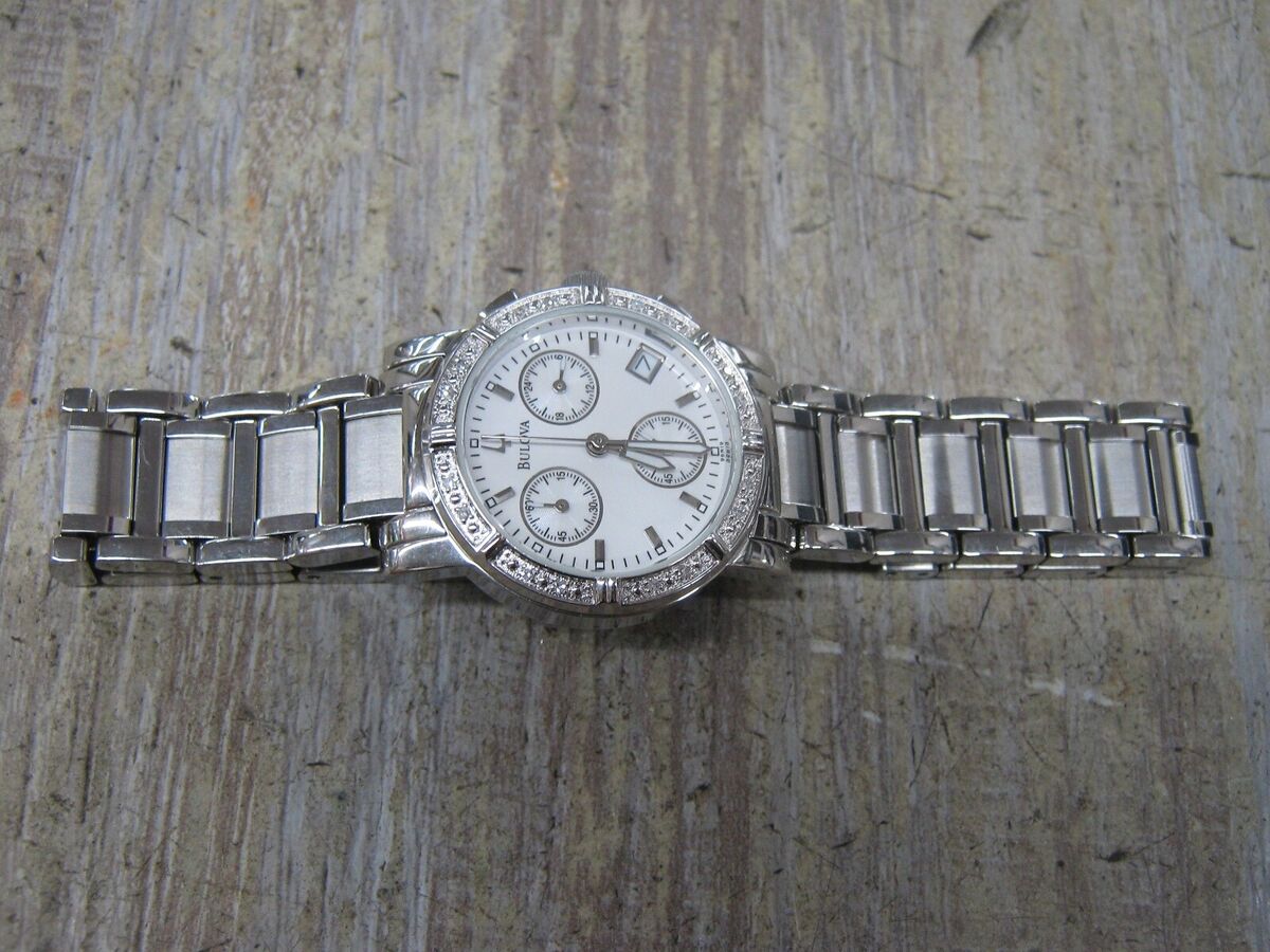 Bulova Mother Of Pearl Stainless Steel Silver Dial Women's Bulova Mother Of Pearl Stainless Steel Silver Dial Women's