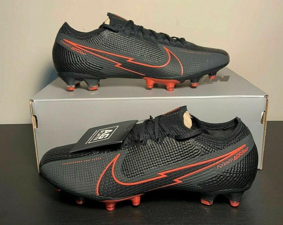 Molde excusa Museo NIKE MERCURIAL VAPOR 13 ELITE AG-PRO SOCCER CLEATS MENS SIZE 6 BLACK  AT7895-060 | eBay