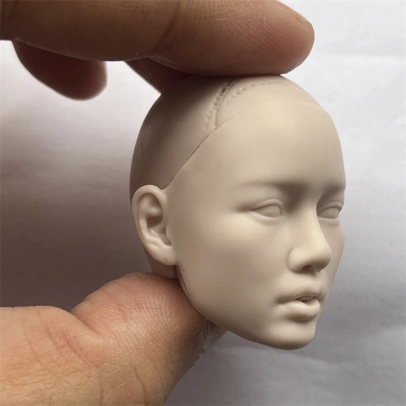 Figura de 12" escala 1/6 The Girl Group sin pelo Lisa Heard cabeza esculpida ajuste sin pintar Foto 2 de 3