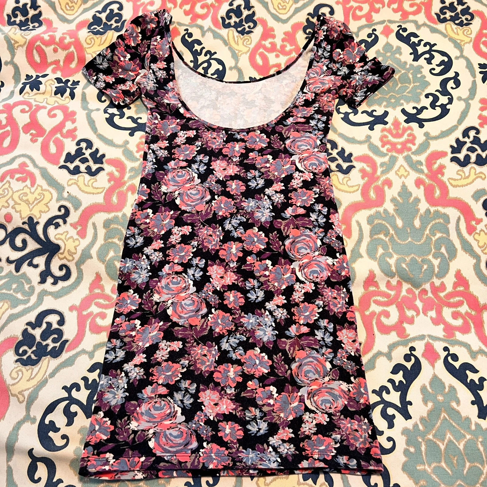 UNDERCOVER Abito da donna VS Tee Shop bodycon floreale schienale bassa taglia XS