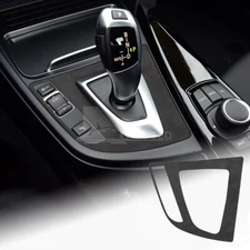 For BMW F30 F34 F36 Car Center Gear Shift Panel Sticker Trim Alcantara Suede