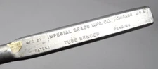 Vintage Imperial Brass Mfg Tube Bender, 1/2 O.D., 1 1/2 R