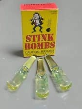 1 BOX 3 Stink Bombs Gag Gift Rotten Egg Nasty Smell Funny Prank Joke