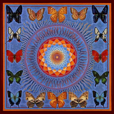 GW2230 Mandala Puzzle Schmetterlinge