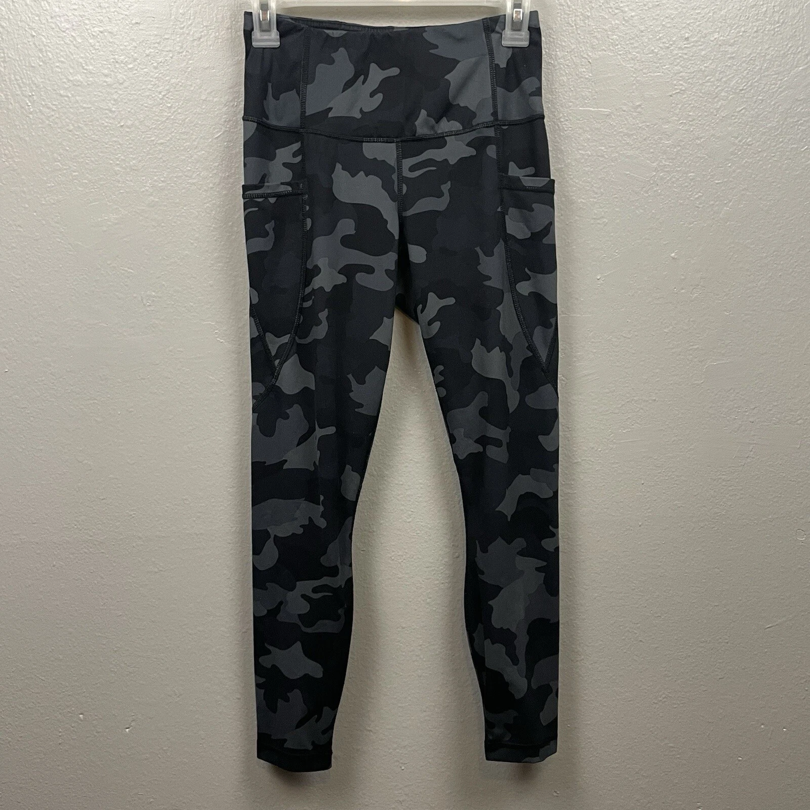 yogalicious lux butter soft camouflage print crop leggings