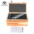 0-6 Inch /0.0001 Inch Precision Outside Micrometer Set Carbide Tip Micrometer