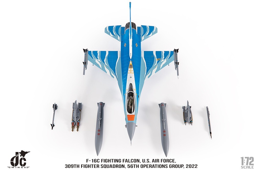 航空機・ヘリコプター Witty USAF F-16C Fighter Squadron 1:72