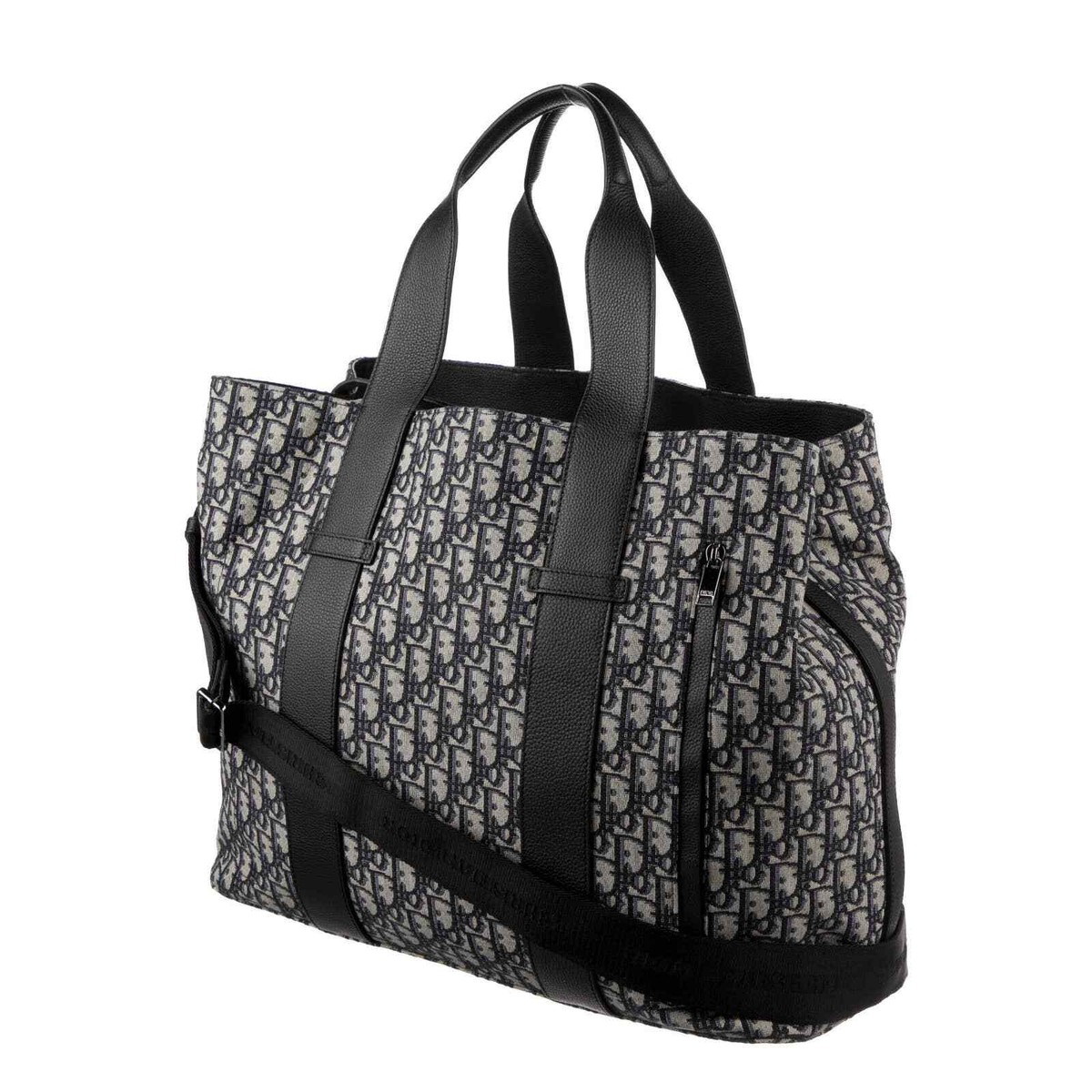 Dior オブリーク トートバッグ　キムジョーンズ Authentic $3800 Dior Oblique Tote Kim Jones 2022 Used Book Canvas