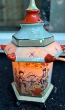 Rauchverzehrer mit Fern&ouml;stlichen Motiven. elektrifiziert