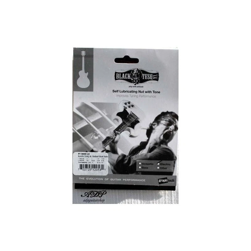 GRAPH TECH Sillet GraphTech Black Tusq PT-5000-L0 Gaucher Tele Strat 43mm