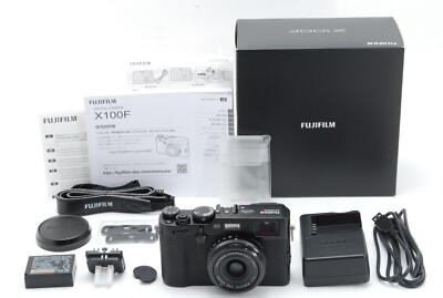 Top Mint in Box 203 Shots!* Fujifilm X100F 24.3MP Digital Camera w