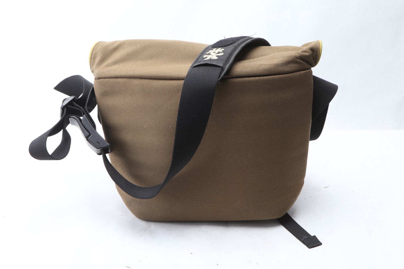 Crumpler Photo Equipment Camera Bag Olive Green Canvas Adjustable Strap ...