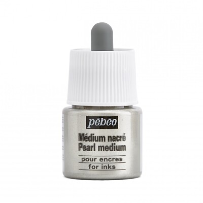 Pebeo Perlmutt Medium Iridescent Effekt Für Tinte & Aquarellfarbe 45ml