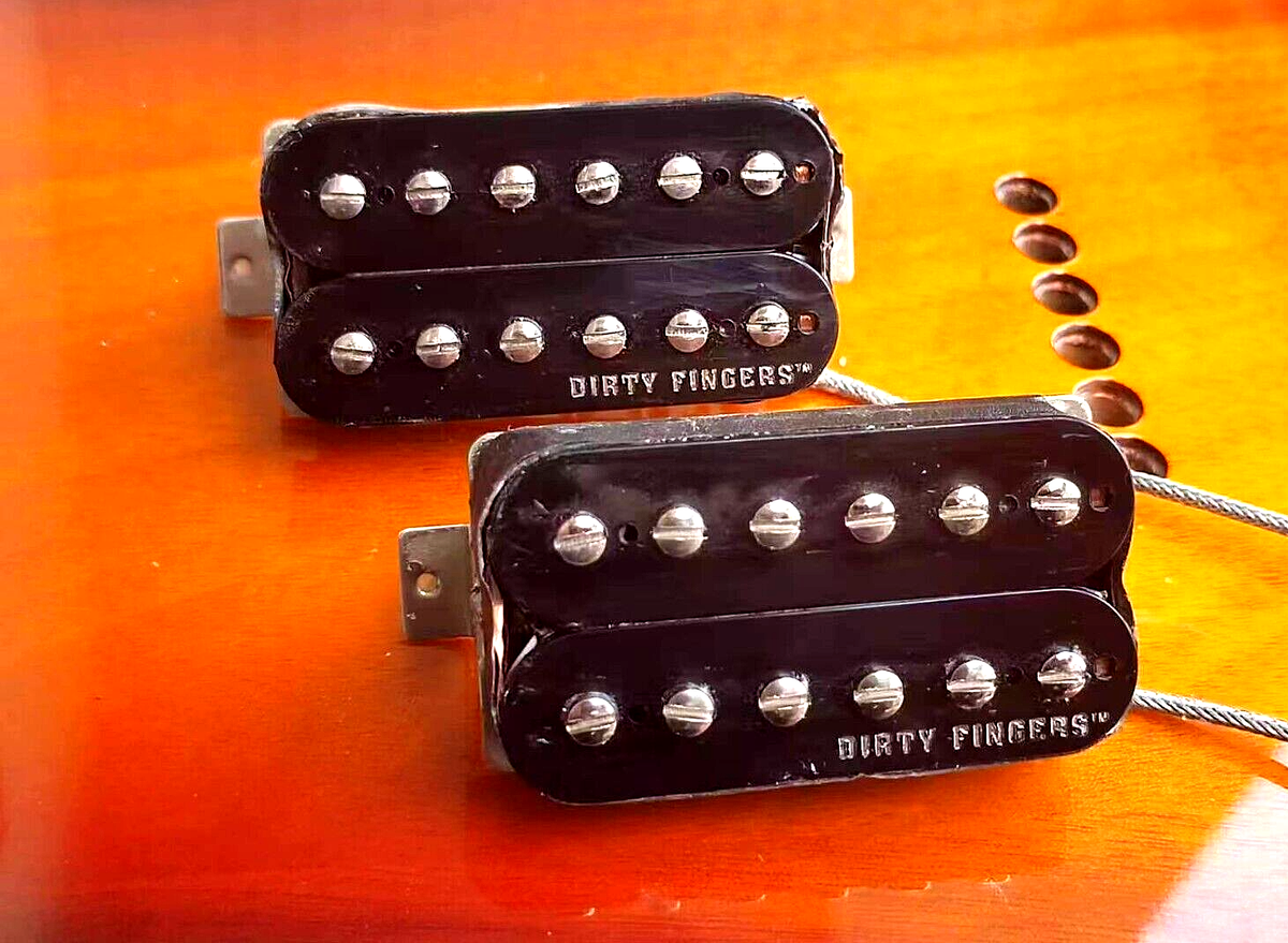 Gibson Les Paul Pickup Dirty Fingers Black Guitar Parts SG necks