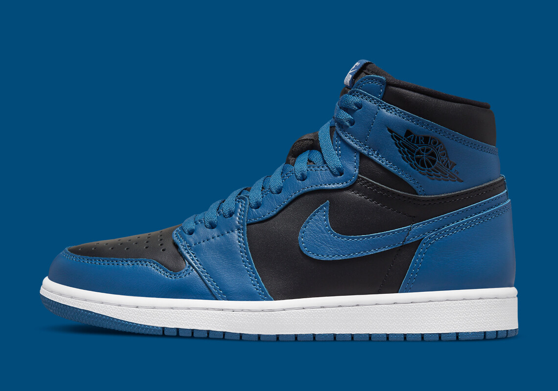 Мужские кроссовки Nike Air Jordan 1 High OG Dark Marina Blue Black Royal 555088-404 sz 14