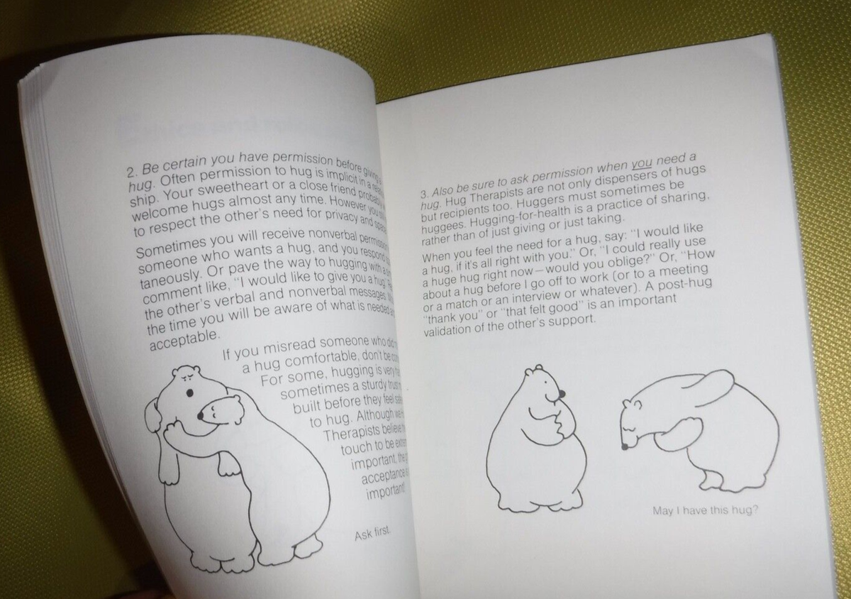 Hug Therapy Book by Kathleen Keating - Help People Heal