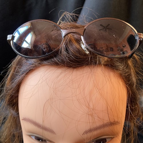 Foster Grant Sonnenbrille Cliff Runner 2 graue ovale Gläser 100 % UV-Schutz Metall - Bild 5 von 12