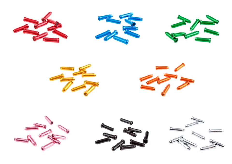 Extremos de cable de carcasa de bicicleta KCNC 10 piezas para cables internos de freno y desviador Foto 2 de 2