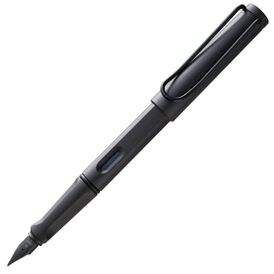 Lamy Al-Star Fountain Pen In Charcoal Black Left Hand Medium Point Nib 1204430