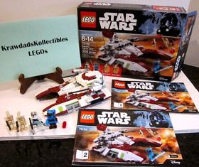LEGO STAR WARS 75182 REPUBLIC FIGHTER TANK INVENTORIED COMPLETE BOX & MANUAL