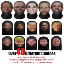 Cosplay Headwear Hiphop Fashion Balaclava 3d Printed Mask Elastic Mesh Full Face