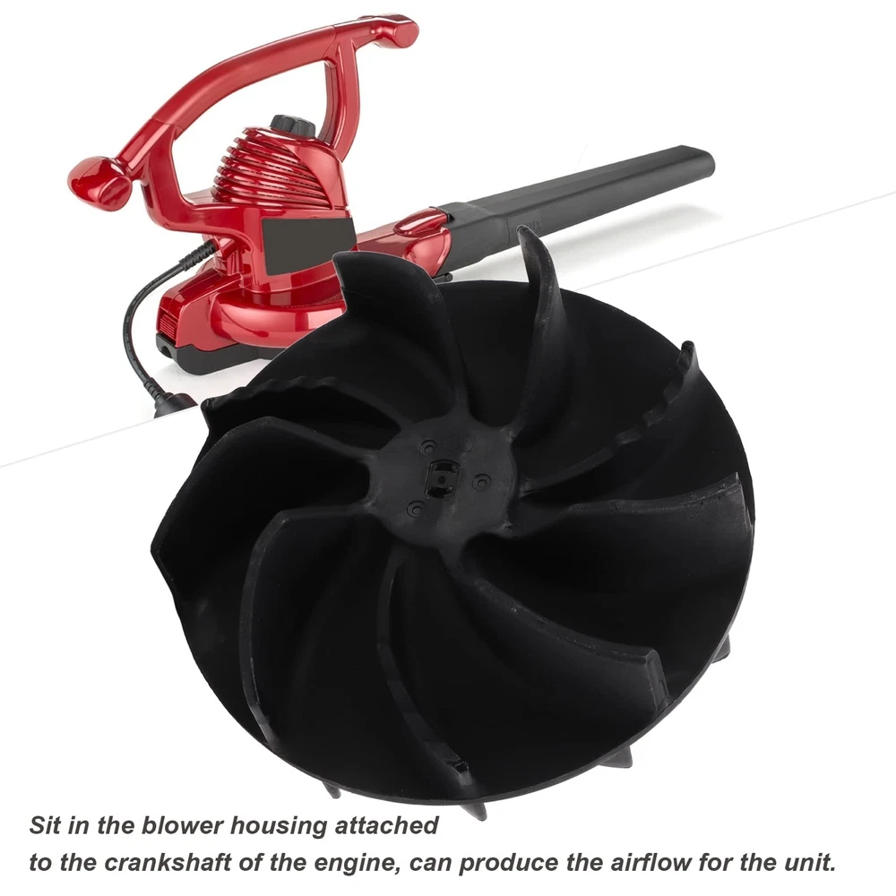 Electric Blower Vacuum Impeller Fan 108‑8966 Replacement for Toro Models 51552 Electric Blower Vacuum Impeller Fan 108‑8966 Replacement for Toro Models 51552