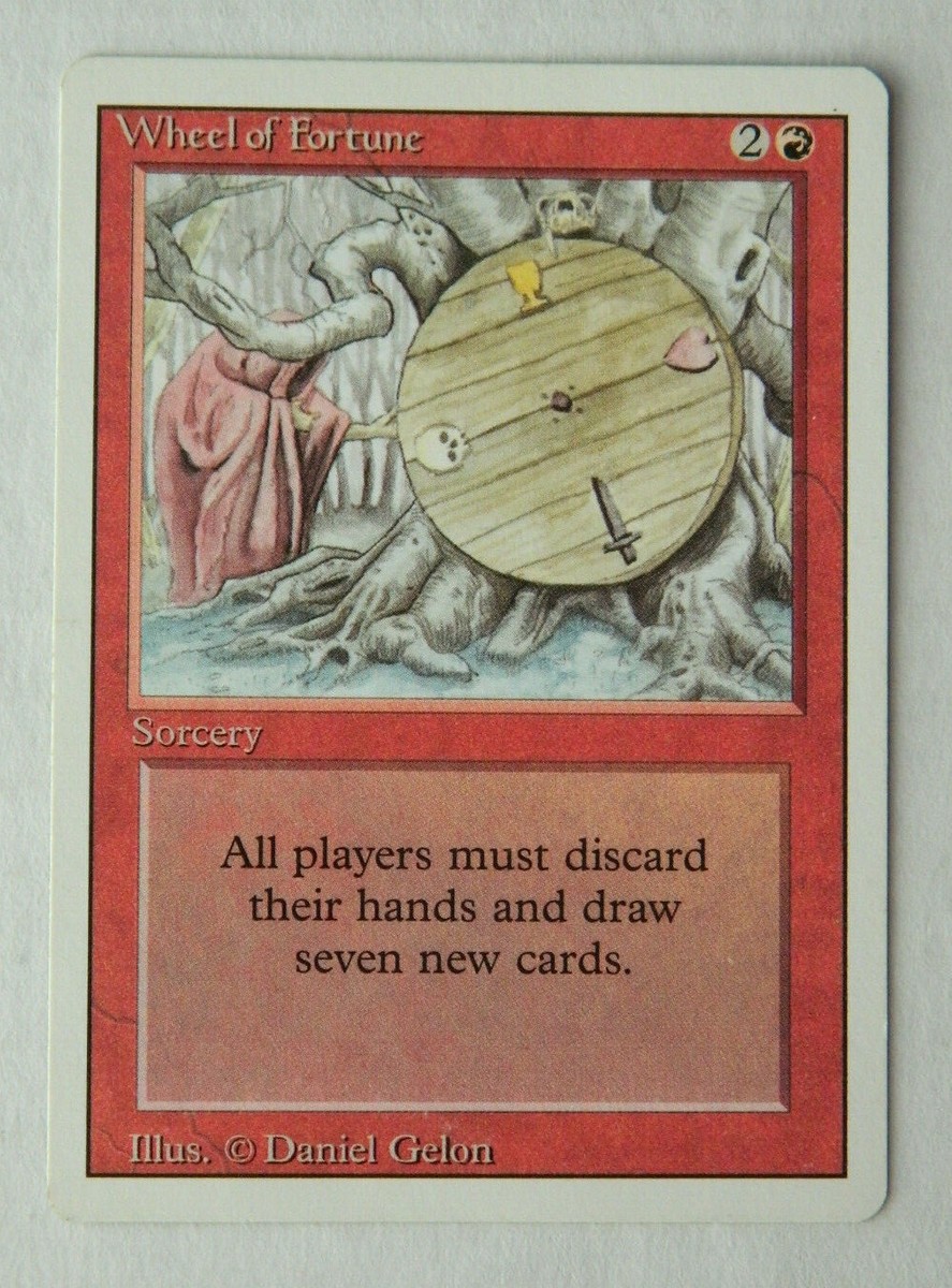 MTG Magic The Gathering Revised 3rd Edition Wheel of Fortune | eBay