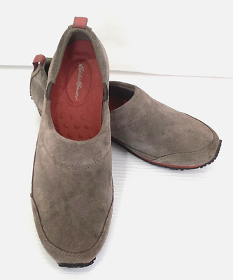 Eddie Bauer Brown Leather Slip-On Loafers s-l400.jpg main image 3