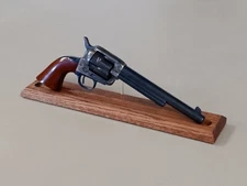 Gun Display Stand for Colt Single Action Army & More, Solid Oak Made in Ok USA