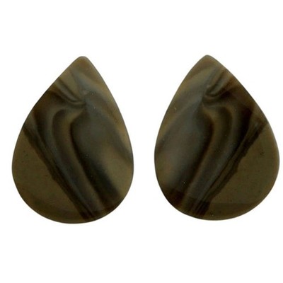 Flint Stone Natural Loose Gemstone Pear 15.4x20.6x4.3 mm Fall Gift LS133-06999