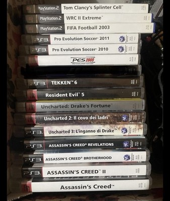15 Games Ps3 Ps2 Games Lot Sony Playstation 2 3 Uncharted 1 2 3 Tekken 6 Pes